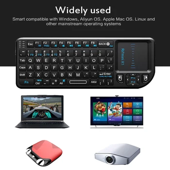 Mini Wireless Keyboard Air Mouse 2.4G Handheld Touchpad For Gaming For Phone Smart Tv Box Android Gaming Keyboard Teclado Gamer
Mini Wireless Keyboard Air Mouse 2.4G Handheld Touchpad For Gaming For Phone Smart Tv Box Android Gaming Keyboard Teclado Gamer