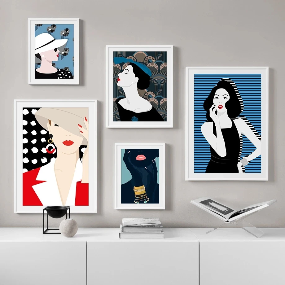 Fashion Modern Sexy Woman Silhouette Poster Wall Art Canvas Painting Nordic Modular Pictures for Living Room Bed Room Decor
Fashion Modern Sexy Woman Silhouette Poster Wall Art Canvas Painting Nordic Modular Pictures for Living Room Bed Room Decor