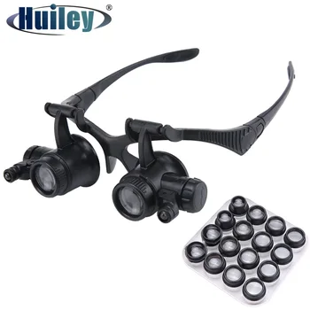2.5X 4X 6X 8X 10X 15X 20X 25X Multi-Power Illuminated Magnifier Eye Glasses Watch Repair Loupe Jeweler Magnifying Glass with LED
2.5X 4X 6X 8X 10X 15X 20X 25X Multi-Power Illuminated Magnifier Eye Glasses Watch Repair Loupe Jeweler Magnifying Glass with LED