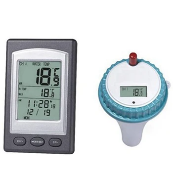 Pool Thermometer Digital Outdoor Swim Tub Floating Waterproof Temperature Measuring Meter with Calendar Alarm Clock 
Pool Thermometer Digital Outdoor Swim Tub Floating Waterproof Temperature Measuring Meter with Calendar Alarm Clock