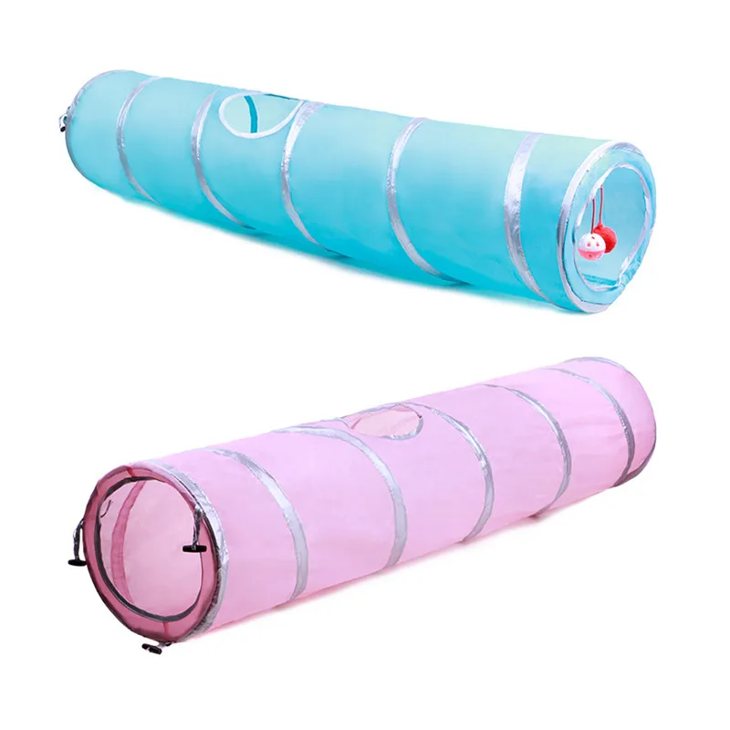 Cat Toys Cat Two-Way Tunnel Can Accommodate Folding Channel Cat toy Drill Bucket Funny Interactive Cat Toys 23 AugO4
Cat Toys Cat Two-Way Tunnel Can Accommodate Folding Channel Cat toy Drill Bucket Funny Interactive Cat Toys 23 AugO4