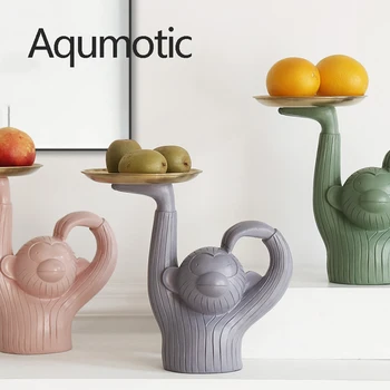 Aqumotic Monkey Tray Holding Jewelry Key Morandi Bar Fruit Tray Serving Dry Trays for Snack Hotel Dining Table
Aqumotic Monkey Tray Holding Jewelry Key Morandi Bar Fruit Tray Serving Dry Trays for Snack Hotel Dining Table