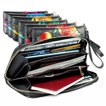 New Design Chinese Style Flower Gorgeous Colorful Pattern Ladies Wallet RFID Leather Long Zipper Personality Trend Women Handbag
New Design Chinese Style Flower Gorgeous Colorful Pattern Ladies Wallet RFID Leather Long Zipper Personality Trend Women Handbag