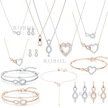 High-quality Original SWA Necklace with Original Engraved INFINITY Series Romantic Valentine's Day Ladies Jewelry Gift
High-quality Original SWA Necklace with Original Engraved INFINITY Series Romantic Valentine's Day Ladies Jewelry Gift