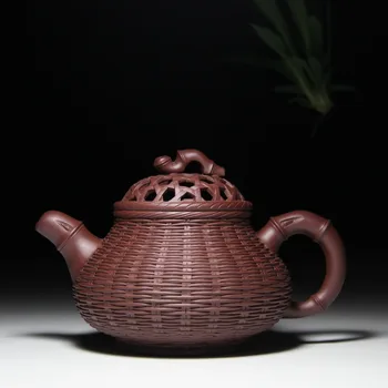 BAMBOO TEAPOTS ABOUT 310CC CAPACITY CRUDE ORE PURPLE YIXING GENUINE ZISHA TEAPOT SPECIAL
BAMBOO TEAPOTS ABOUT 310CC CAPACITY CRUDE ORE PURPLE YIXING GENUINE ZISHA TEAPOT SPECIAL