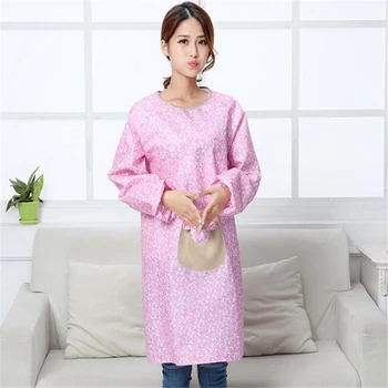 Kitchen Waterproof And Oilproof Adult Smock Long-Sleeved Apron With Sleeves Full Body Women Overalls Cooking Anti-Wear
Kitchen Waterproof And Oilproof Adult Smock Long-Sleeved Apron With Sleeves Full Body Women Overalls Cooking Anti-Wear