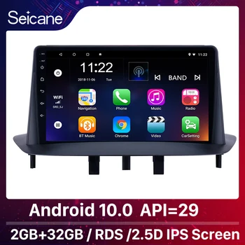 Seicane Android 10.0 IPS Screen Car Radio Audio GPS Autoradio for Renault Megane 3 2009 2010 2011 2012-2014 support DVR OBDII
Seicane Android 10.0 IPS Screen Car Radio Audio GPS Autoradio for Renault Megane 3 2009 2010 2011 2012-2014 support DVR OBDII