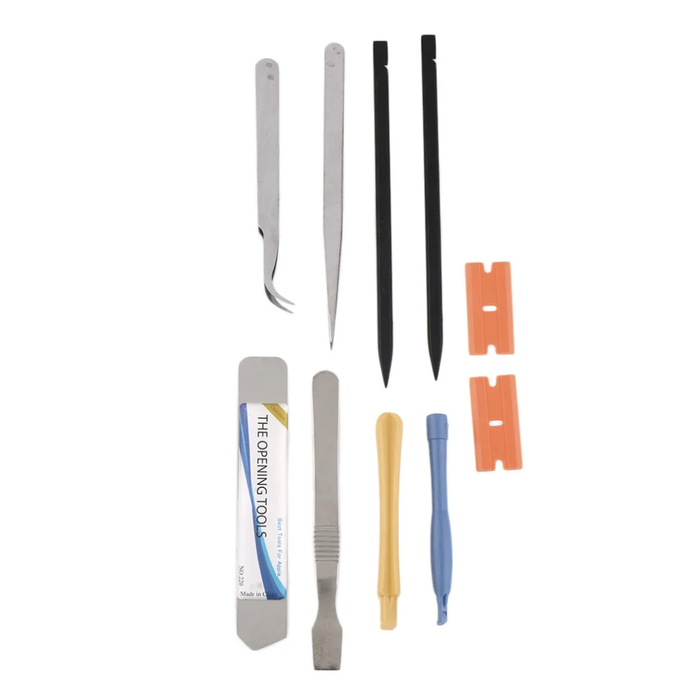 10Pcs Repair Opening Pry Tool Set Spudger Tweezer Blade Tools Kit for Smart Tell Phone New Dropshipping 2017 hot sale
10Pcs Repair Opening Pry Tool Set Spudger Tweezer Blade Tools Kit for Smart Tell Phone New Dropshipping 2017 hot sale