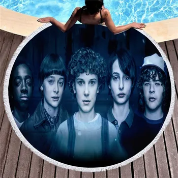 Custom Stranger Things Microfiber Beach Towel Round Large Yoga Towel with Tassel Beach Mat Blanket Cover Summer Travel Towel
Custom Stranger Things Microfiber Beach Towel Round Large Yoga Towel with Tassel Beach Mat Blanket Cover Summer Travel Towel