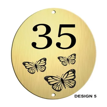 Individuality Door Brushed Gold Aluminium Oval House Plaque/Sign/Plate Bird Butterfly 6 Styles Design
Individuality Door Brushed Gold Aluminium Oval House Plaque/Sign/Plate Bird Butterfly 6 Styles Design
