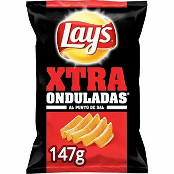 Lays Xtra Onduladas - Chips (Salt, Pillow Bag, Plastic, Potato, Satl)
Lays Xtra Onduladas - Chips (Salt, Pillow Bag, Plastic, Potato, Satl)