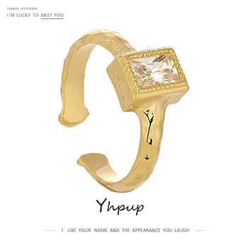 Yhpup Wedding Cubic Zirconia Open Ring Minimalist Geometric Metal Gold Ring for Women Finger Anillos Mujer Engagement Gift 2020
Yhpup Wedding Cubic Zirconia Open Ring Minimalist Geometric Metal Gold Ring for Women Finger Anillos Mujer Engagement Gift 2020