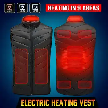 Men/Wowen Heating Vest Outdoor Unisex Electric Infrared Heated Vest Jacket USB Heating 9 Area Heating Rechargeable Sleeveless
Men/Wowen Heating Vest Outdoor Unisex Electric Infrared Heated Vest Jacket USB Heating 9 Area Heating Rechargeable Sleeveless