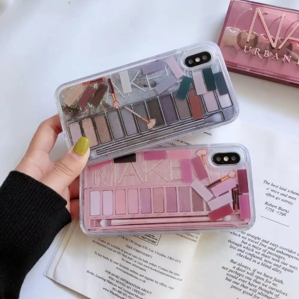 Shiny Dynamic Quicksand Pink Goddess Make-up Eye Shadow Box Hard Shell Soft Edge cover for iphone MAX XS XR 7 8plus phone cases
Shiny Dynamic Quicksand Pink Goddess Make-up Eye Shadow Box Hard Shell Soft Edge cover for iphone MAX XS XR 7 8plus phone cases