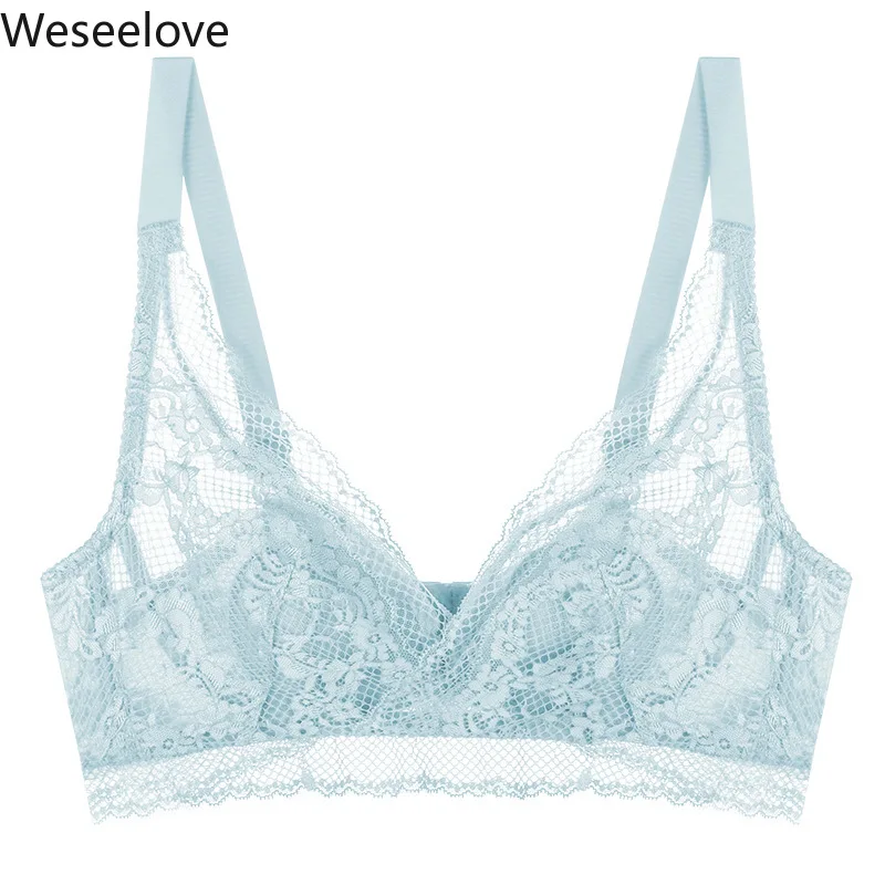 Weseelove 2020 Thin Summer Sexy Wire Free Brassiere Girl Plus Big Size Push Up Bralette Bras for Women Lace BCD Lingerie B09-2
Weseelove 2020 Thin Summer Sexy Wire Free Brassiere Girl Plus Big Size Push Up Bralette Bras for Women Lace BCD Lingerie B09-2