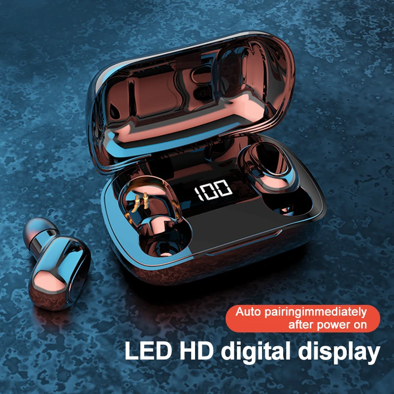 CASEIER Wireless Bluetooth Earphone Sport Headphone Stereo Sound Led Power Display Earbuds Binarual Call Mini Headset earphone
CASEIER Wireless Bluetooth Earphone Sport Headphone Stereo Sound Led Power Display Earbuds Binarual Call Mini Headset earphone