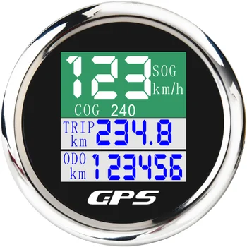 SPR New 52mm Waterproof TFT Screen Digital GPS Speedometer Odometer Trip COG Voltmeter 9-32V with GPS Antenna
SPR New 52mm Waterproof TFT Screen Digital GPS Speedometer Odometer Trip COG Voltmeter 9-32V with GPS Antenna