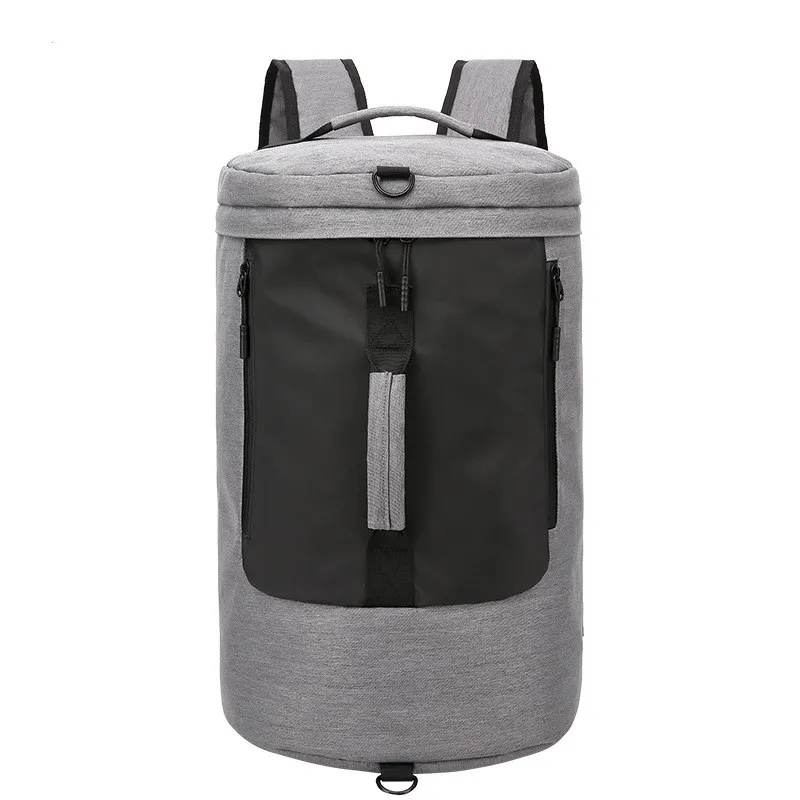 Solid Color Cylinder Shape Men Travel Bag Multifunction Charging Waterproof Travelling Bags High Capacity Storage Laggage Bag
Solid Color Cylinder Shape Men Travel Bag Multifunction Charging Waterproof Travelling Bags High Capacity Storage Laggage Bag