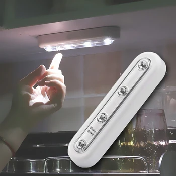 4 LED Touch Sensor Light Bed Pats Closet Cabinets Smart Small Night Light Creative Home 180 Degree Rotating Cabinets
4 LED Touch Sensor Light Bed Pats Closet Cabinets Smart Small Night Light Creative Home 180 Degree Rotating Cabinets