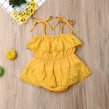 Emmababy Newborn Baby Girl Clothes Solid Color Off Shoulder Sling Flower Ruffle Romper Jumpsuit One-Piece Outfit Cotton Sunsuit
Emmababy Newborn Baby Girl Clothes Solid Color Off Shoulder Sling Flower Ruffle Romper Jumpsuit One-Piece Outfit Cotton Sunsuit