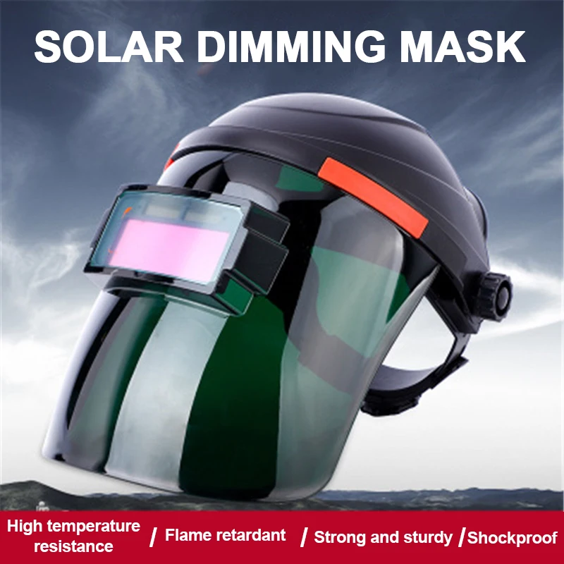 JCD Solar welding Mask Automatic Darkening Adjustable Range DIN4/9-13 MIG MMA Welding Helmet Welding Lens for Welding Machine
JCD Solar welding Mask Automatic Darkening Adjustable Range DIN4/9-13 MIG MMA Welding Helmet Welding Lens for Welding Machine