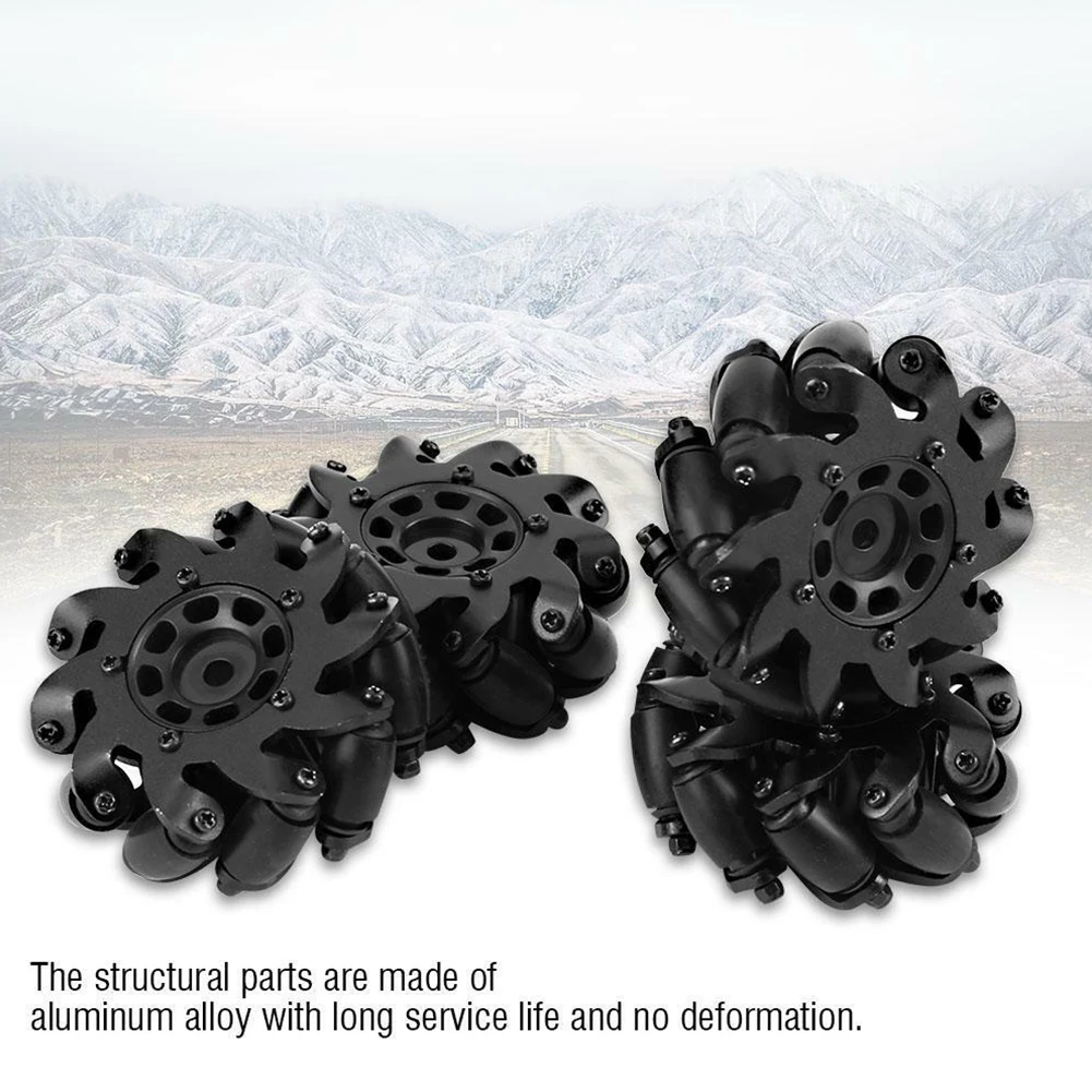 4PCS/Set Drive Wheel Aluminum Alloy Left Right Replacement Omnidirectional Stability Easy Install Robot RC Model Toy For Mecanum
4PCS/Set Drive Wheel Aluminum Alloy Left Right Replacement Omnidirectional Stability Easy Install Robot RC Model Toy For Mecanum
