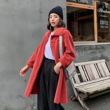 2019 Winter Fur Long Coat Women Teddy Coat Long Style Red Fashion Fur Jacket Korean Style White Fur Overcoat Ladies Teddy Jacket 
2019 Winter Fur Long Coat Women Teddy Coat Long Style Red Fashion Fur Jacket Korean Style White Fur Overcoat Ladies Teddy Jacket