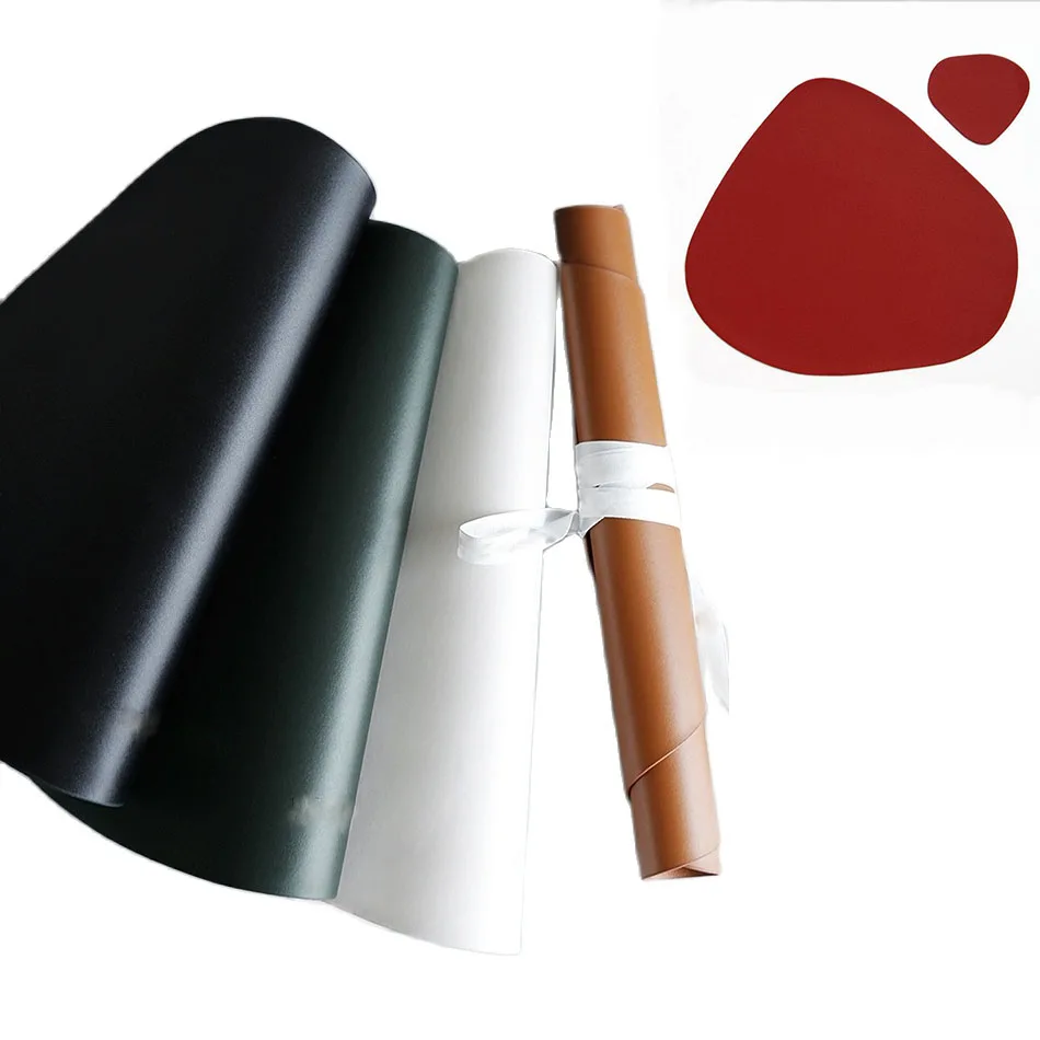 PU Leather Placemat Table Mat Heat Insulation And Non Slip Tableware Pad Waterproof Disc Coaster Placemat for Dining Table
PU Leather Placemat Table Mat Heat Insulation And Non Slip Tableware Pad Waterproof Disc Coaster Placemat for Dining Table