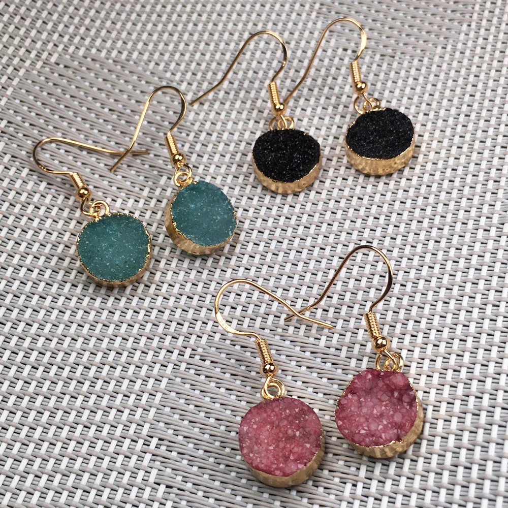 2019 wholesale New Women Nature Stone Earrings Stud Jewelry Multicolor Handmade long irregular shape crystal Stone Earring
2019 wholesale New Women Nature Stone Earrings Stud Jewelry Multicolor Handmade long irregular shape crystal Stone Earring
