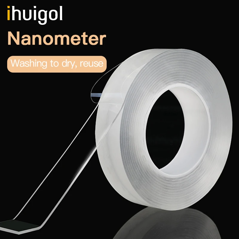 ihuigol Transparent Double Sided Tape Adhesive Nano Traceless Sticker Washable Removable Tapes Gel Grip For Car Party Stickers 
ihuigol Transparent Double Sided Tape Adhesive Nano Traceless Sticker Washable Removable Tapes Gel Grip For Car Party Stickers