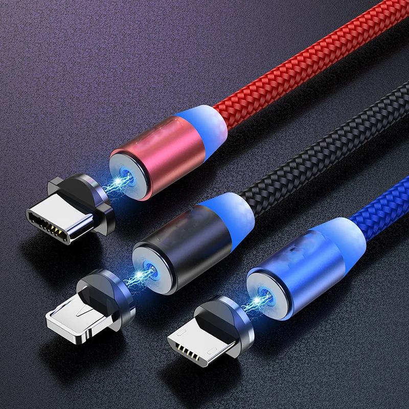 Магнитный зарядный кабель USB Type C для Xiaomi Redmi Note 8 pro Mi Lite Pro 8SE Max 3 | Мобильные