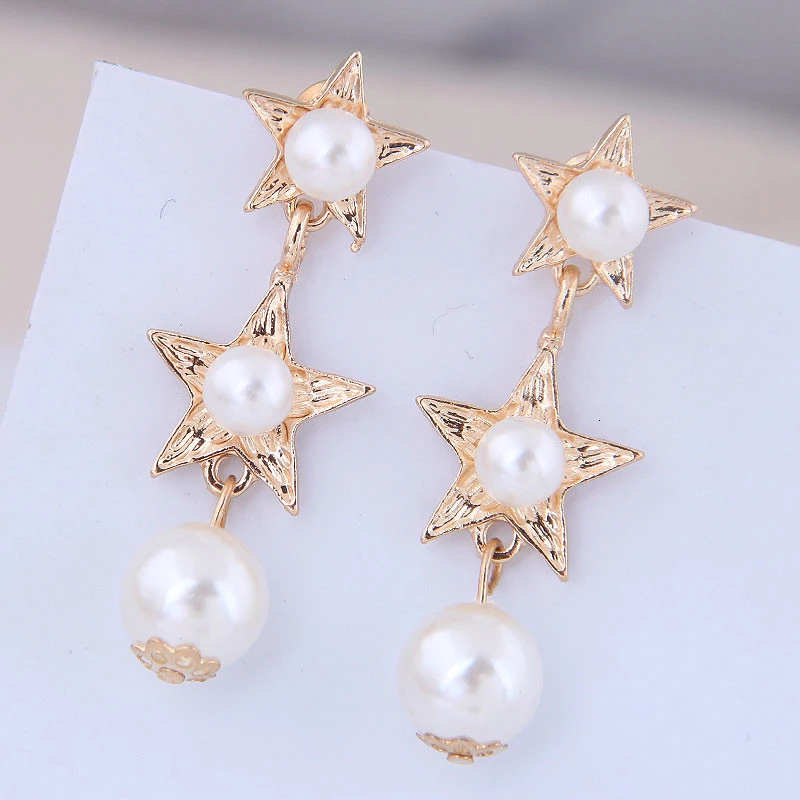 2019 Fashion Bohemian Drop Earrings For Women Trendy Korean Girl Star Pearl Gold Silver Dangle Earrings Jewelry Gift Accessories
2019 Fashion Bohemian Drop Earrings For Women Trendy Korean Girl Star Pearl Gold Silver Dangle Earrings Jewelry Gift Accessories