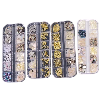 4Box 3D Nail Shell DIY Mix Nail Art Decoration Nail Jewelry Alloy Jewelry Crystal
4Box 3D Nail Shell DIY Mix Nail Art Decoration Nail Jewelry Alloy Jewelry Crystal