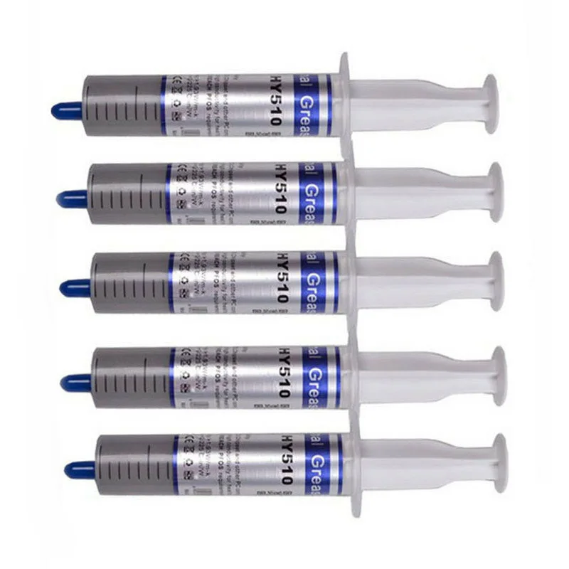 1 Pcs Hy510 30g Grey Thermal Conductive Grease Paste For CPU GPU Syringe Chipset Cooling Thermal Grease Heat Sink
1 Pcs Hy510 30g Grey Thermal Conductive Grease Paste For CPU GPU Syringe Chipset Cooling Thermal Grease Heat Sink