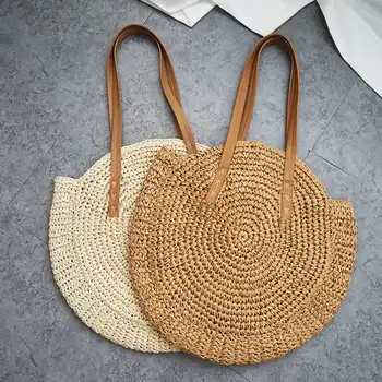 Vintage Beach Rattan Straw Bags for Women Round Square Summer Handmade Woven Shoulder Bag Messenger Crossbody
Vintage Beach Rattan Straw Bags for Women Round Square Summer Handmade Woven Shoulder Bag Messenger Crossbody