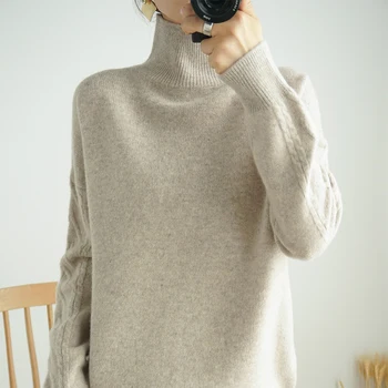 2019 Casual Women's Winter Pullover Fashion Knited half-high collar Sweater Loose Neck Stripes Bottoming Shirt Women Tops
2019 Casual Women's Winter Pullover Fashion Knited half-high collar Sweater Loose Neck Stripes Bottoming Shirt Women Tops