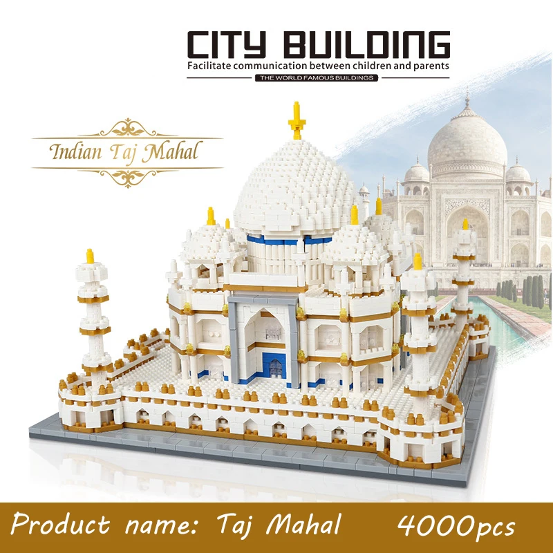 Imebaby Mini Diamond Architectural Model Building Block Taj Mahal DIY Assembled Puzzle Building Block Big Toy Gift No Box
Imebaby Mini Diamond Architectural Model Building Block Taj Mahal DIY Assembled Puzzle Building Block Big Toy Gift No Box