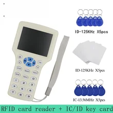 English 10 IC/ID Frequency RFID Access Control Card Reader NFC Encryption Card Writer UID Chip Duplicator Smart Key Copier
English 10 IC/ID Frequency RFID Access Control Card Reader NFC Encryption Card Writer UID Chip Duplicator Smart Key Copier
