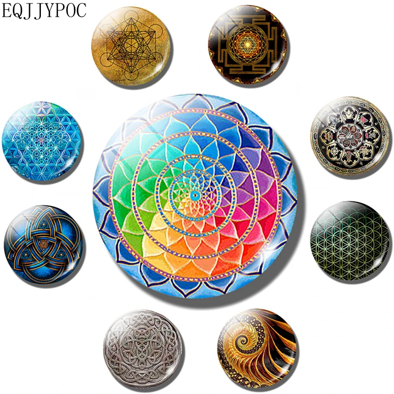 Flower of Life 30 MM Fridge Magnet Sacred Geometry Mandala Yoga Refrigerator Magnets Message Board Fridge Sticker Home Decor
Flower of Life 30 MM Fridge Magnet Sacred Geometry Mandala Yoga Refrigerator Magnets Message Board Fridge Sticker Home Decor