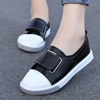 Girls shallow white sneakers hook loop casual shoes women fabric rubber solid superstar shoes breathable sewing womens shoes855
Girls shallow white sneakers hook loop casual shoes women fabric rubber solid superstar shoes breathable sewing womens shoes855