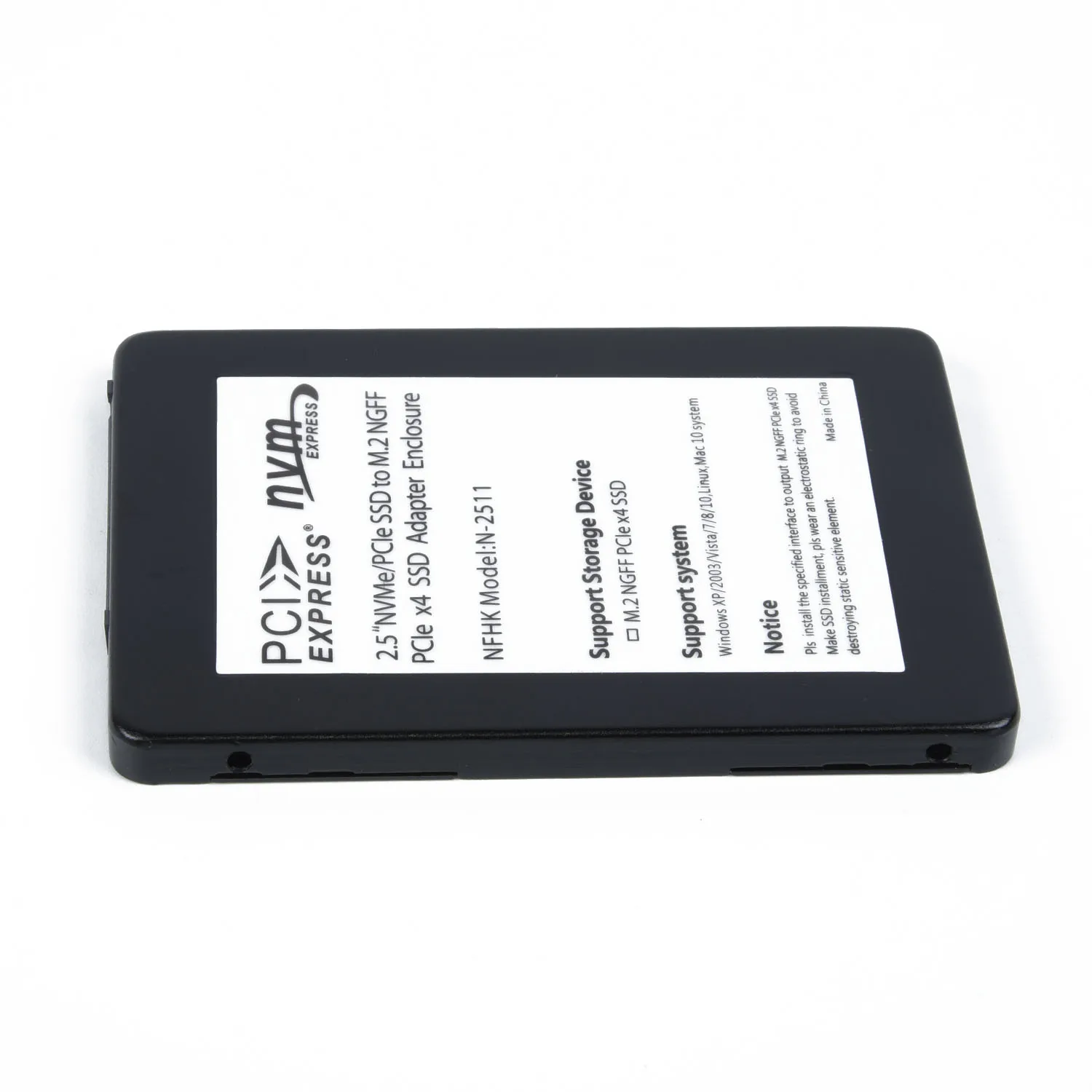 M.2 NGFF PCIe x4 to U.2 SFF-8639 Generation Intel 2.5 NVME 750 SSD Adapter Card not support SATA interface 2.5 inch NVMe PCI-E
M.2 NGFF PCIe x4 to U.2 SFF-8639 Generation Intel 2.5 NVME 750 SSD Adapter Card not support SATA interface 2.5 inch NVMe PCI-E