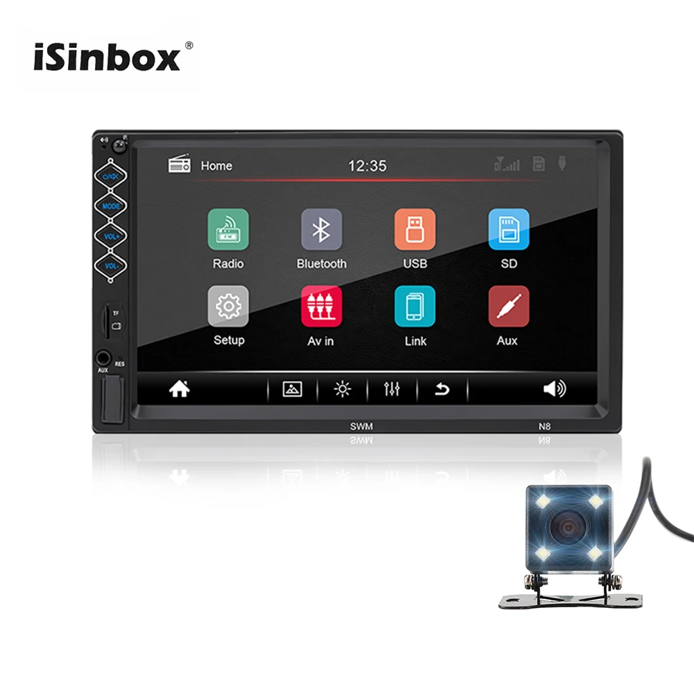 ISINBOX Radio 2 Din Autoradio Touch Screen Multimedia Player Bluetooth Reversing Image Car Audio Radio Coche FM USB AUX Stereo
ISINBOX Radio 2 Din Autoradio Touch Screen Multimedia Player Bluetooth Reversing Image Car Audio Radio Coche FM USB AUX Stereo