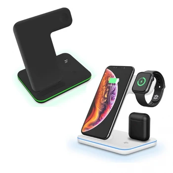 3 in 1 Universal 15W Qi Wireless Charger For Airpods Watch 4 3 2 1 Quick Charge 3.0 Quick Charger Dock Stand For iPhone Xiaomi
3 in 1 Universal 15W Qi Wireless Charger For Airpods Watch 4 3 2 1 Quick Charge 3.0 Quick Charger Dock Stand For iPhone Xiaomi