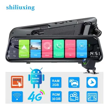 

4G Car DVR 10" Android 8.1 Stream RearView Mirror FHD 1080P ADAS Dash Cam Camera Video Recorder Auto Registrar Dashcam GPS DVRS