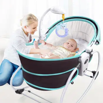 

Electric Baby Shaker Vibration Rocking Chair Intelligent Bed Baby Recliner Automatic Comfort Chair Basket Cradle Chair Coax Baby