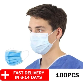 100Pcs Disposable Earloop Face Mouth Masks 3 Layers Anti-Dust Mask Face Mask Prevent Flu Mask Disposable Mask Dustproof Mask
100Pcs Disposable Earloop Face Mouth Masks 3 Layers Anti-Dust Mask Face Mask Prevent Flu Mask Disposable Mask Dustproof Mask