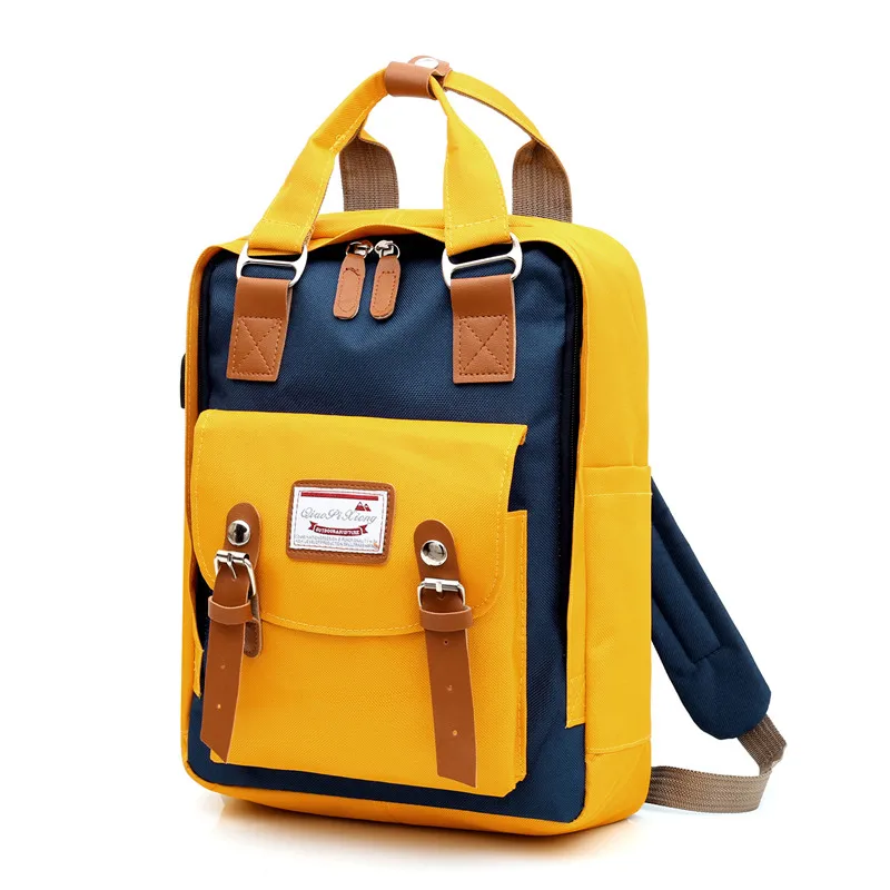 Fashion Patchwork Women Backpack Waterproof Backpack Bags For Women Travel Backpacks Teenagers Girls Large Capacity Bagpack
Fashion Patchwork Women Backpack Waterproof Backpack Bags For Women Travel Backpacks Teenagers Girls Large Capacity Bagpack