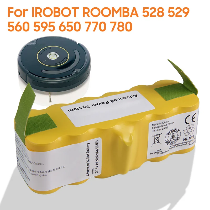 

Original Replacement Battery For iRobot Roomba 980 528 510 52708 527e 529 550 552 620 630 650 655 780 790 870 871 880 885 535