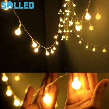 5M LED String Lights Warm White Ball Fairy Light Waterproof Starry Lamp for Bedroom Patio Parties Decoration Battery Powered
5M LED String Lights Warm White Ball Fairy Light Waterproof Starry Lamp for Bedroom Patio Parties Decoration Battery Powered