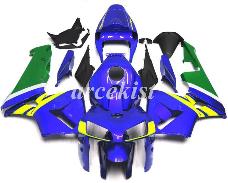 Injection Mold New ABS Motorcycle Fairings kit Fit for HONDA CBR600RR F5 2005 2006 05 06 Bodywork set blue green Custom
Injection Mold New ABS Motorcycle Fairings kit Fit for HONDA CBR600RR F5 2005 2006 05 06 Bodywork set blue green Custom